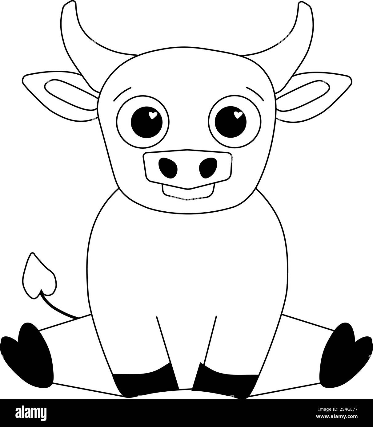grazioso carattere di linea grafica vettoriale toro. Mucca, emblema dell'animale di fattoria. Disegnando semplici illustrazioni in bianco e nero su sfondo trasparente, nuova y cinese Illustrazione Vettoriale grazioso carattere di linea grafica vettoriale toro. Mucca, emblema dell'animale di fattoria. Disegnando semplici illustrazioni in bianco e nero su sfondo trasparente, nuova y cinese Illustrazione Vettoriale