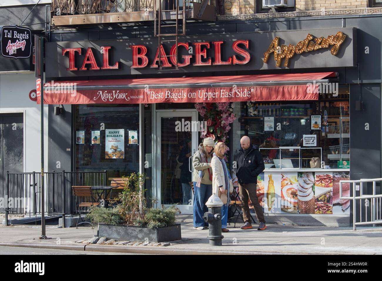 Tal Bagels shop nell'East Village di Manhattan, New York, una panetteria per eccellenza di New york Foto Stock