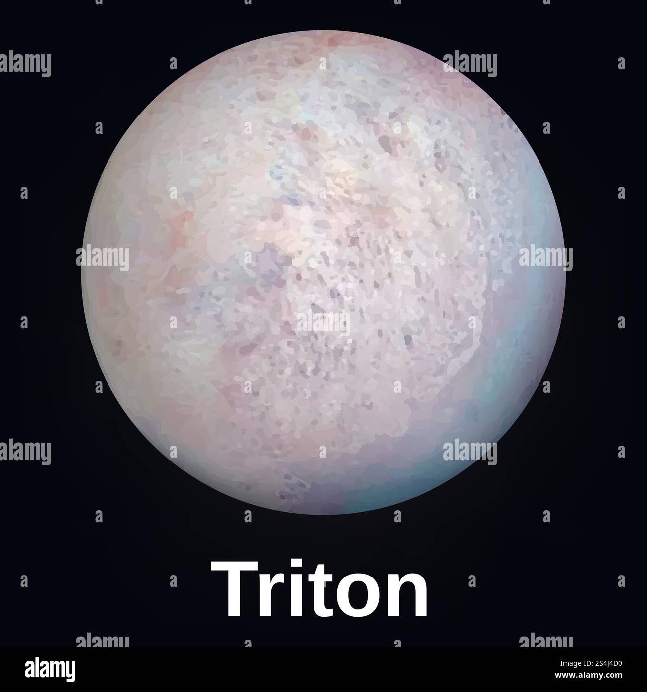 Icona Tritone. Illustrazione realistica dell'icona vettoriale triton per il web design. Icona Tritone, stile realistico Illustrazione Vettoriale