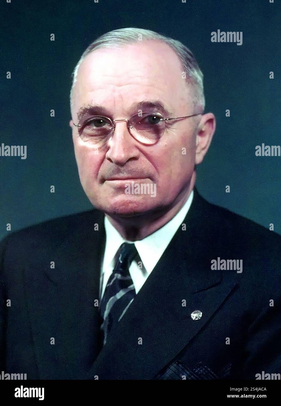 Harry S. Truman (1884 – 1972) 33° presidente degli Stati Uniti, dal 1945 al 1953. Foto Stock