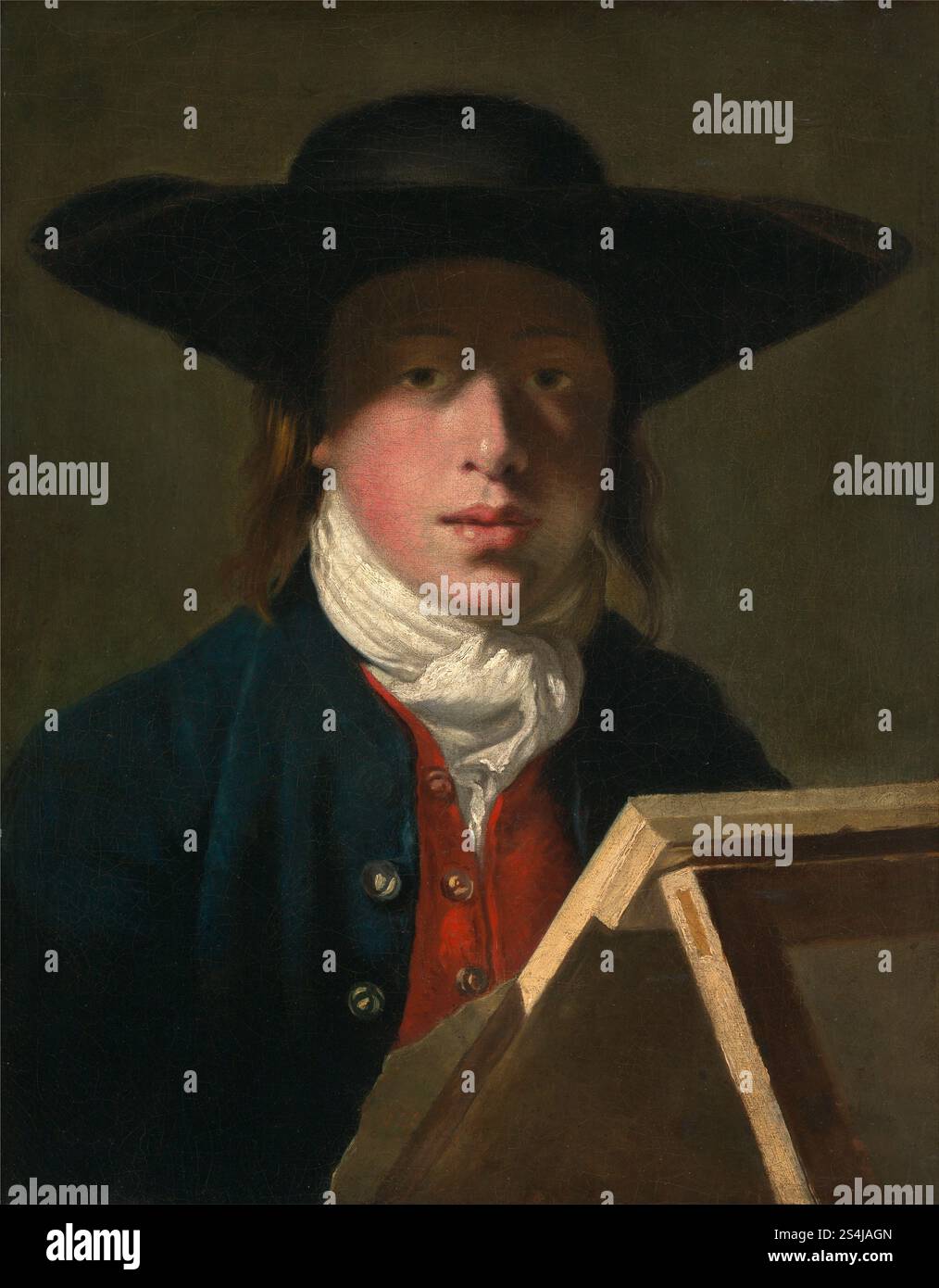 George Morland (1763 – 1804) pittore inglese. George Morland dipinto di Henry Robert Morland Foto Stock