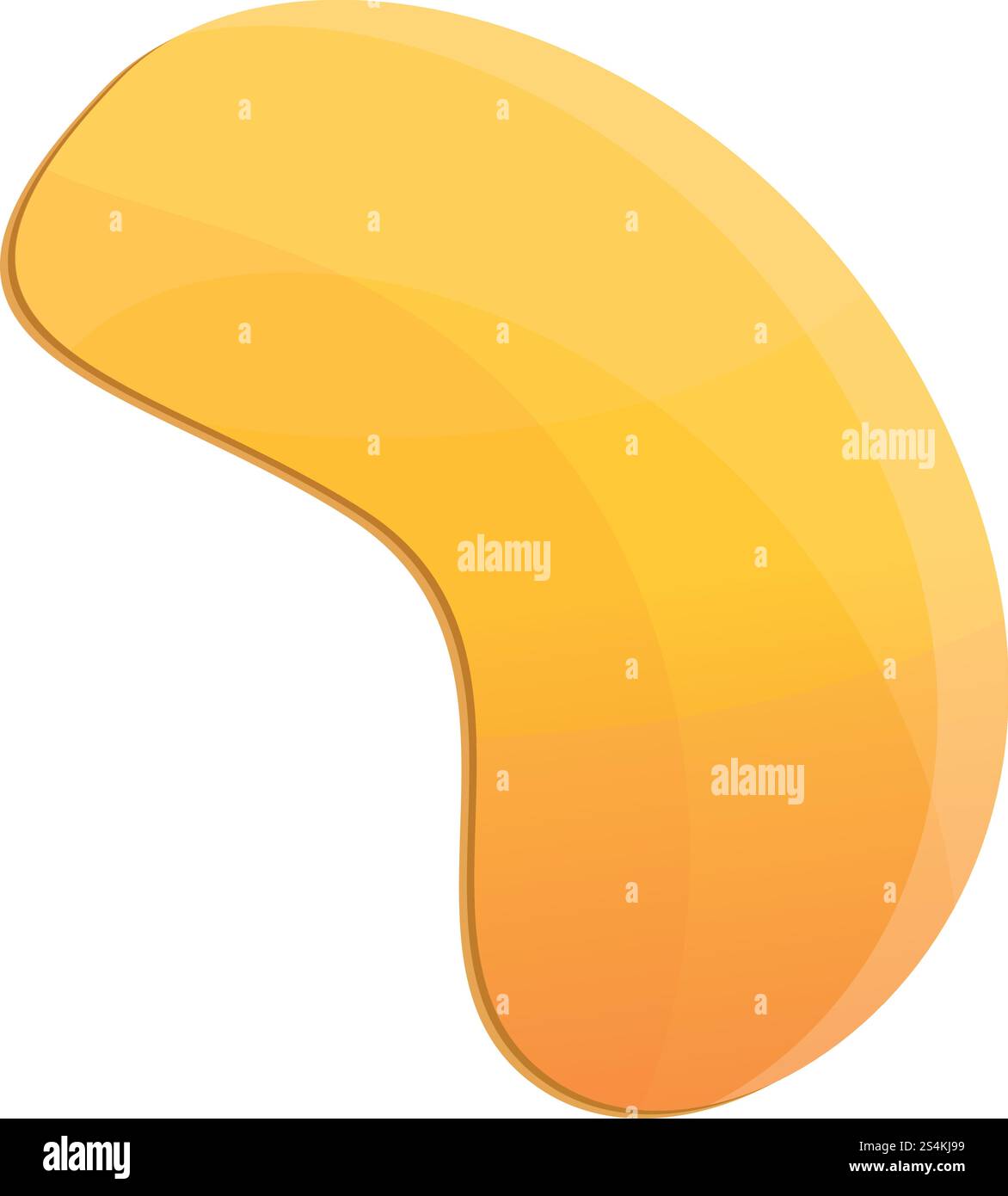 Icona patatine fritte. Cartoni animati di patatine, icona vettoriale per il web design isolata su sfondo bianco. Icona patatine fritte, stile cartoni animati Illustrazione Vettoriale