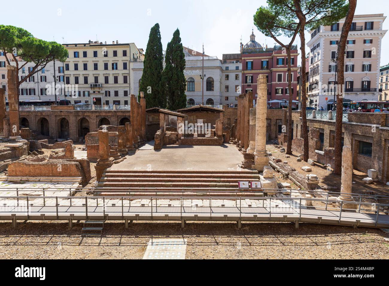 Area sacra di largo Argentina (Tempio A), Roma, Italia. Foto Stock