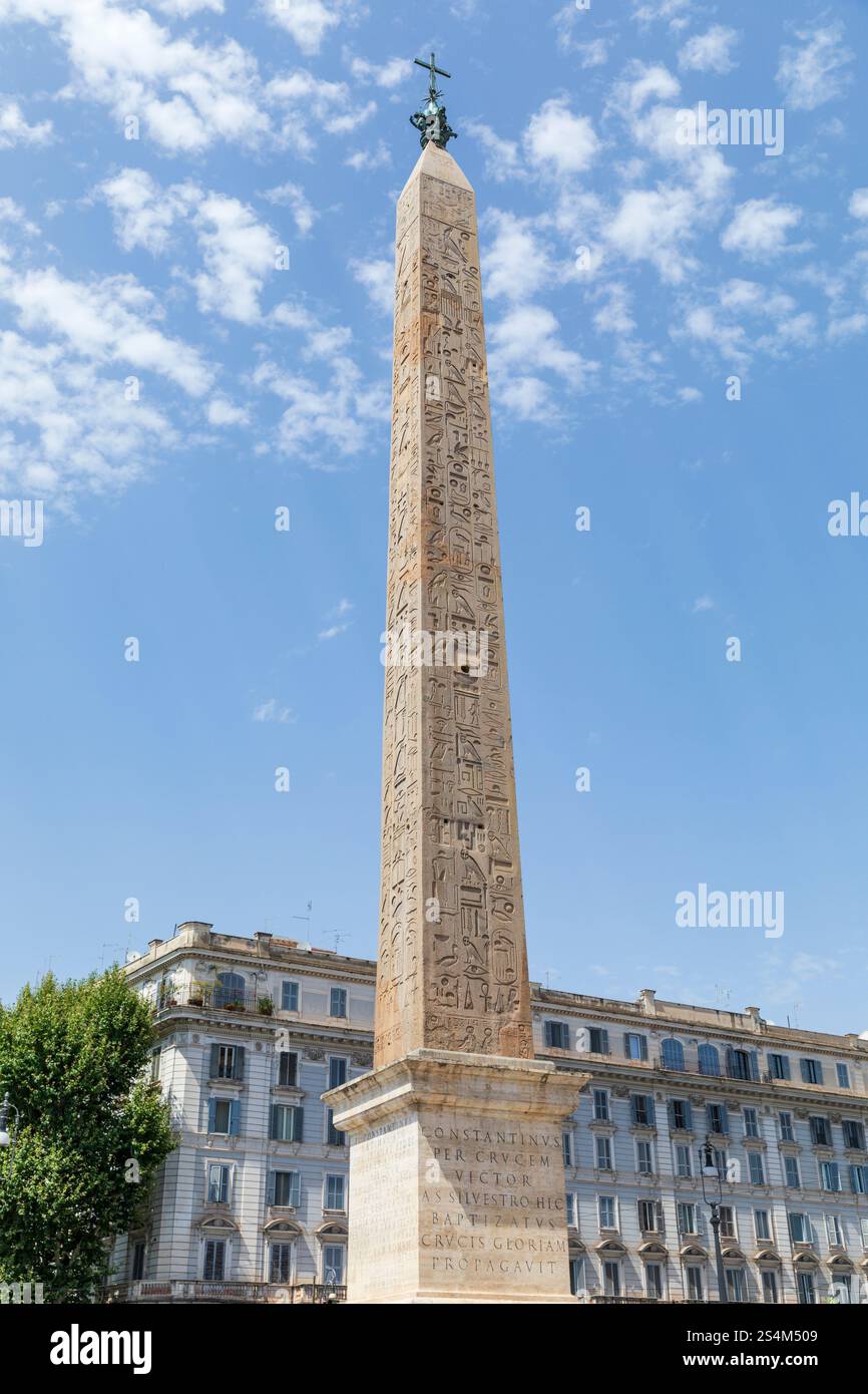 L'Obelisco Lateranense, Piazza Giovanni Paolo II, Roma, Italia. Foto Stock