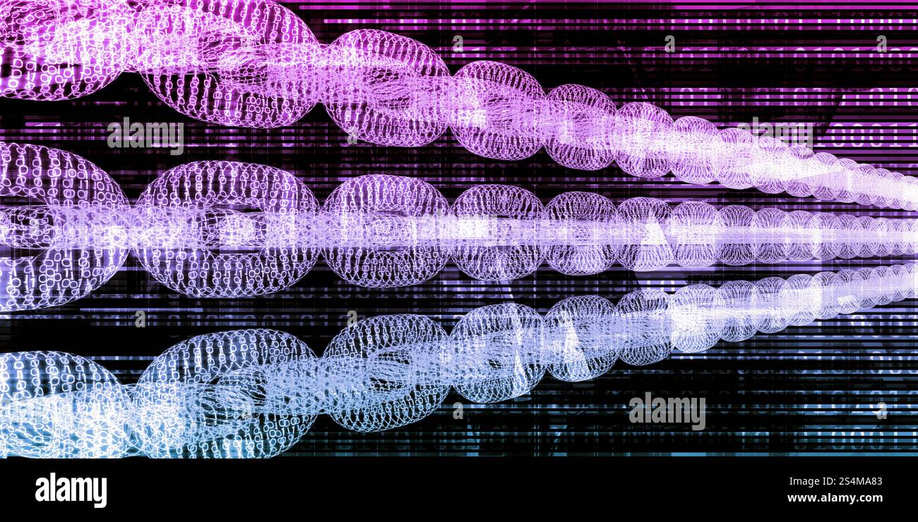 Analisi aziendale e tecnologia dei dati come concetto Foto Stock