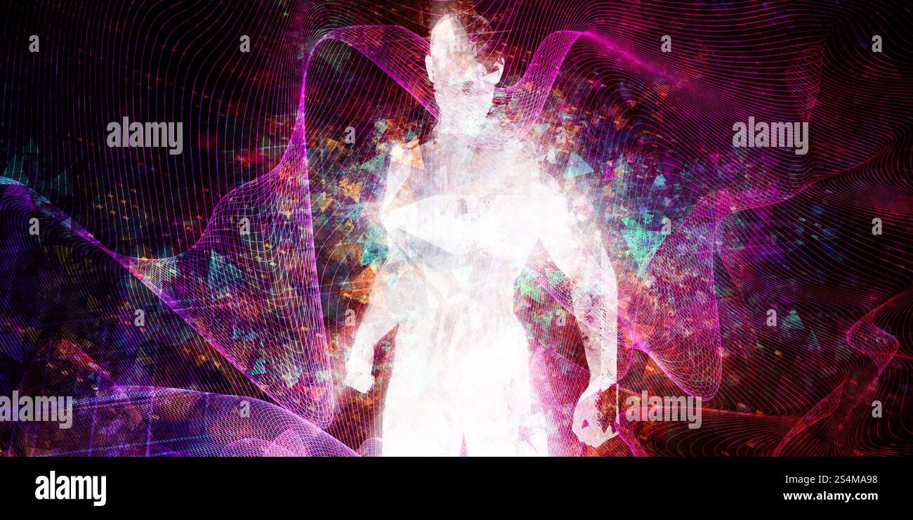 Il pensiero creativo e di pensiero per un'Idea Foto Stock