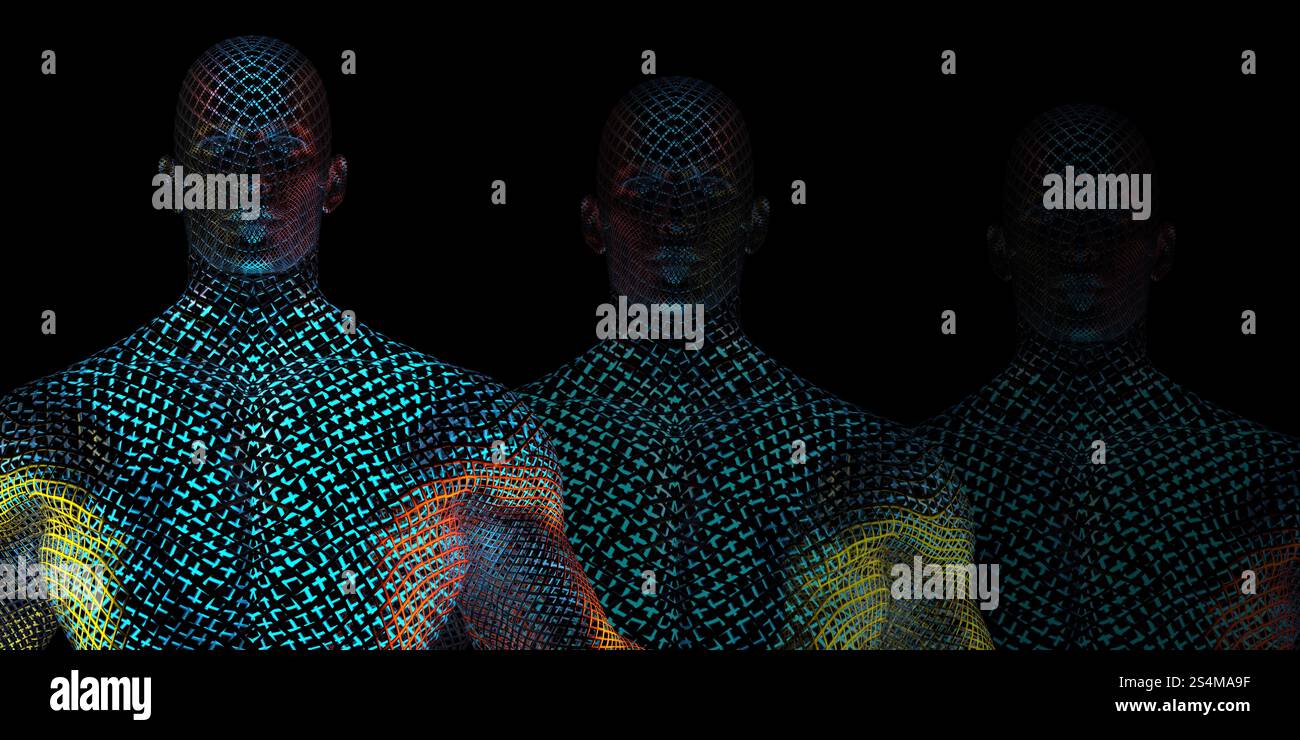 Il futuristico Healthcare in futuro con il Medico Foto Stock