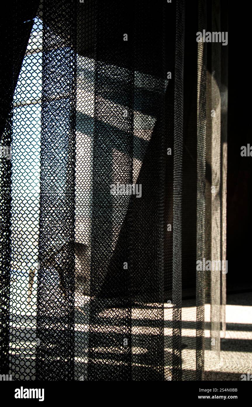 Luma Tower, mostra d'arte nell'iconico nuovo museo di Frank Gehry nella vecchia Arles, commissionata dalla collezionista svizzera Maja Hofmann, Provenza, Francia. Foto Stock