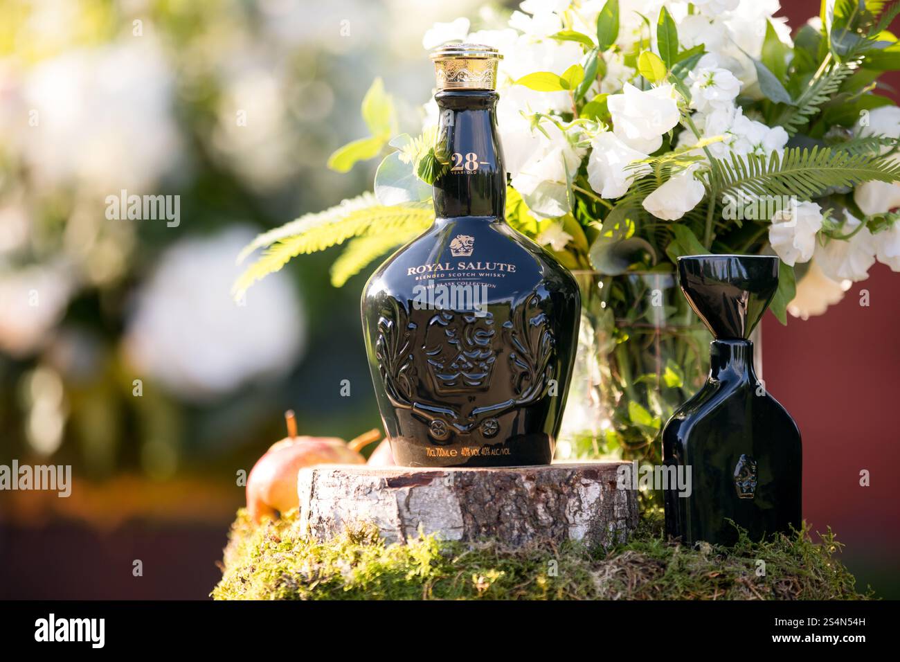 Fotografia di prodotto del Royal salute Whisky Foto Stock
