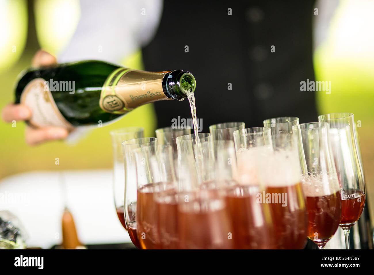 Cocktail di lusso - bevande per feste in giardino Foto Stock