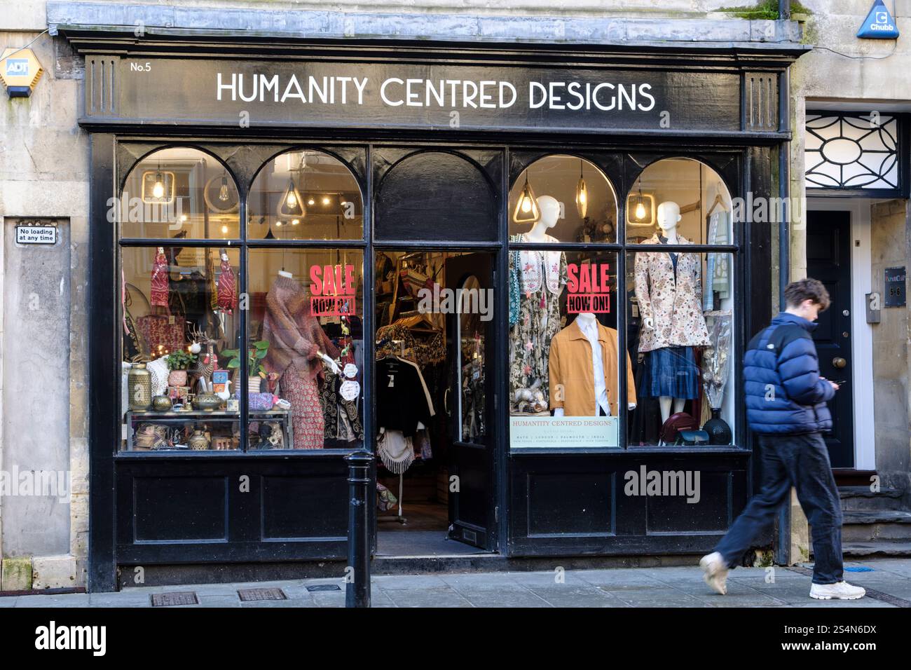 Humanity Centered progetta un negozio indipendente a Bath, somerset, regno unito Foto Stock