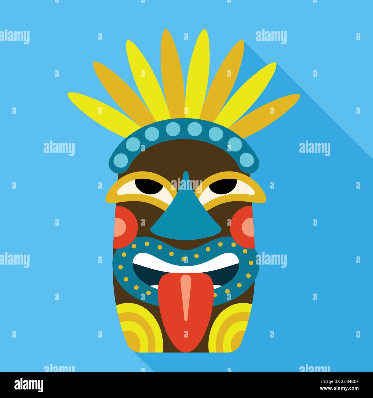 Icona dell'idolo della cultura. Illustrazione piatta dell'icona vettoriale dell'idolo di cultura per il web design. Icona dell'idolo cultura, stile piatto Illustrazione Vettoriale