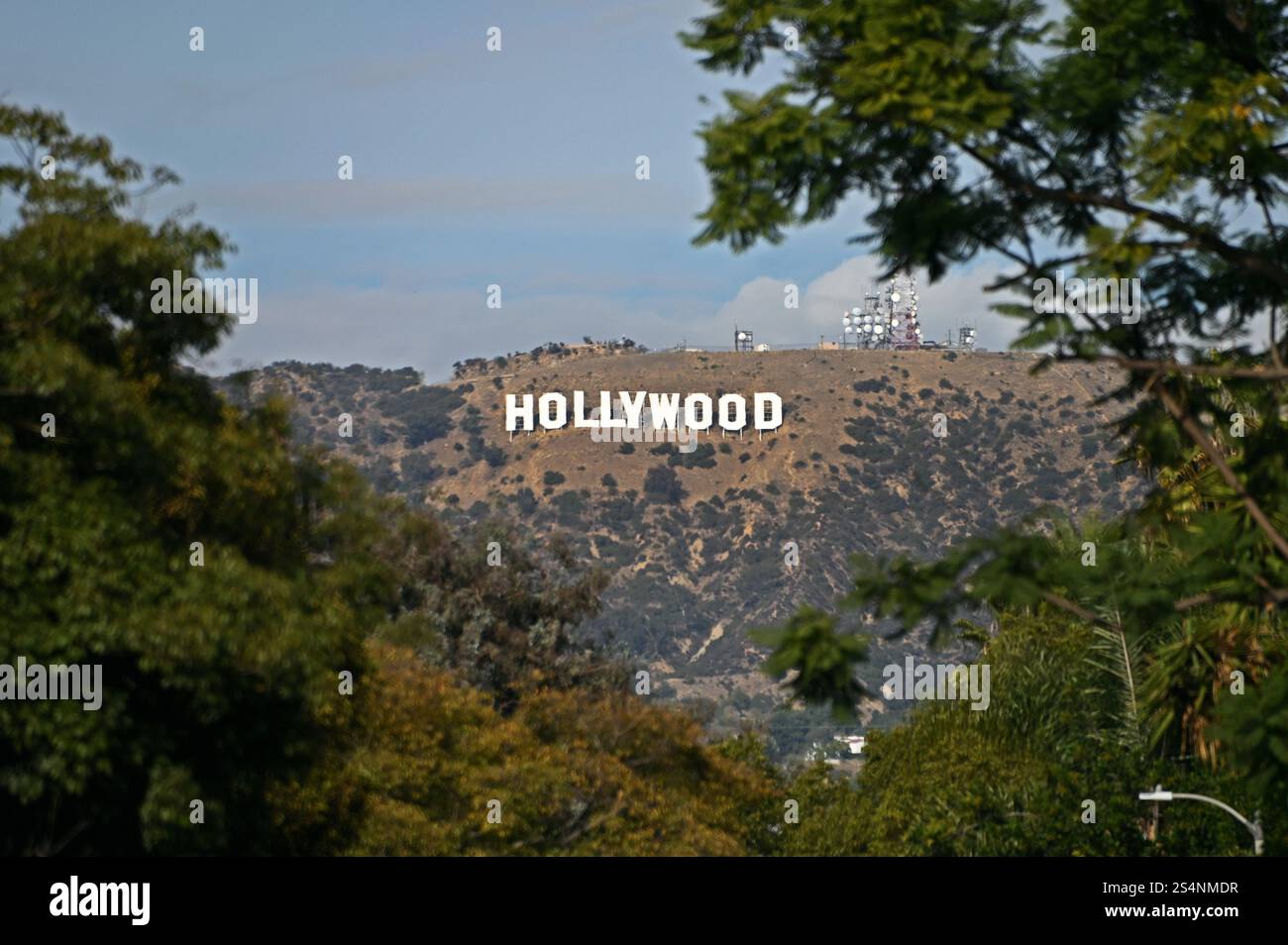Hollywood Sign, Hollywood, Los Angeles, California, Stati Uniti d'America Foto Stock