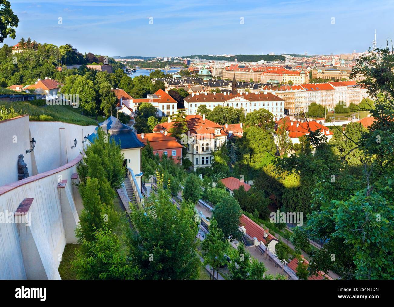 Stare Mesto (Città Vecchia) visualizza, Praga, Repubblica Ceca Foto Stock