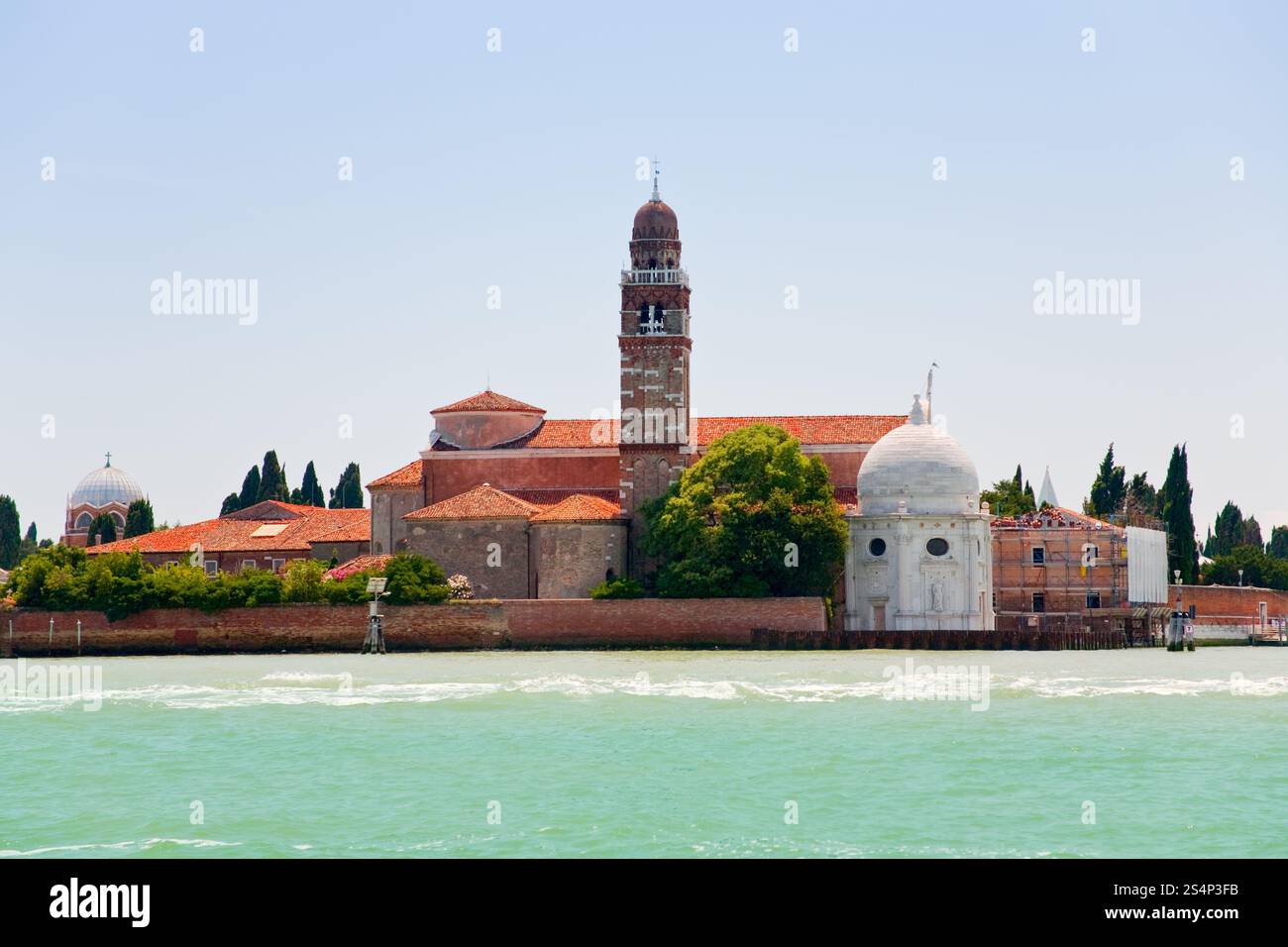 Il cimitero di San Michele in Isola di Venezia, Italia Foto Stock