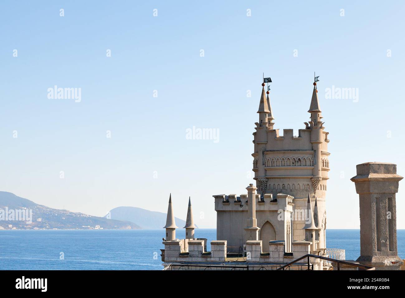 Palazzo del Nido delle rondini sulla costa meridionale della Crimea Foto Stock