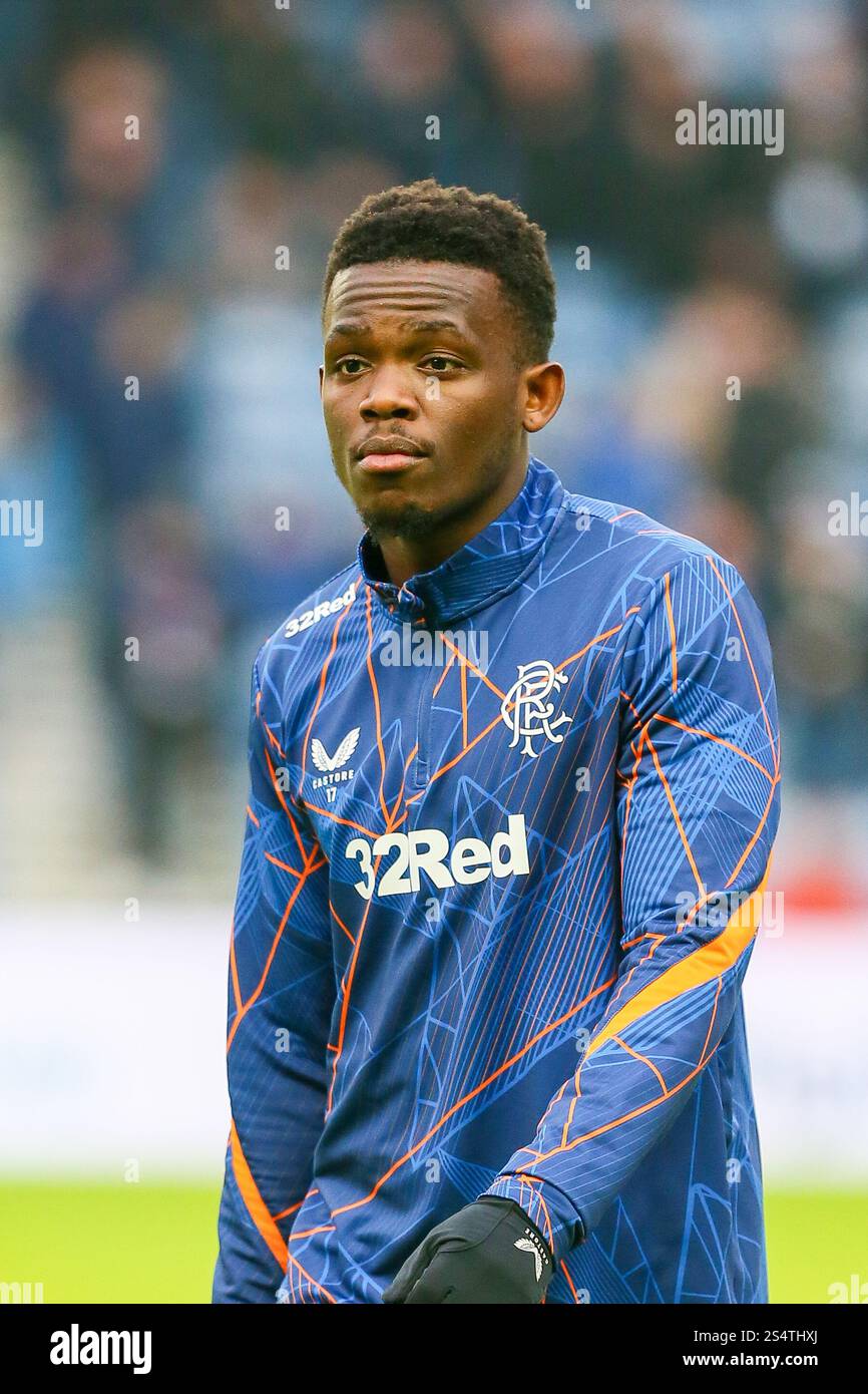 rabbi matondo, giocatore professionista di calcio, attualmente gioca per i Rangers FC, una squadra di calcio che gioca nella Scottish Premier League. Foto Stock rabbi matondo, giocatore professionista di calcio, attualmente gioca per i Rangers FC, una squadra di calcio che gioca nella Scottish Premier League. Foto Stock