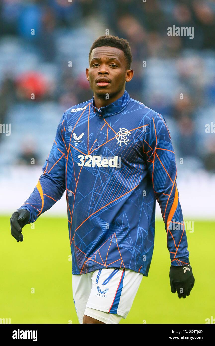 rabbi matondo, giocatore professionista di calcio, attualmente gioca per i Rangers FC, una squadra di calcio che gioca nella Scottish Premier League. Foto Stock rabbi matondo, giocatore professionista di calcio, attualmente gioca per i Rangers FC, una squadra di calcio che gioca nella Scottish Premier League. Foto Stock
