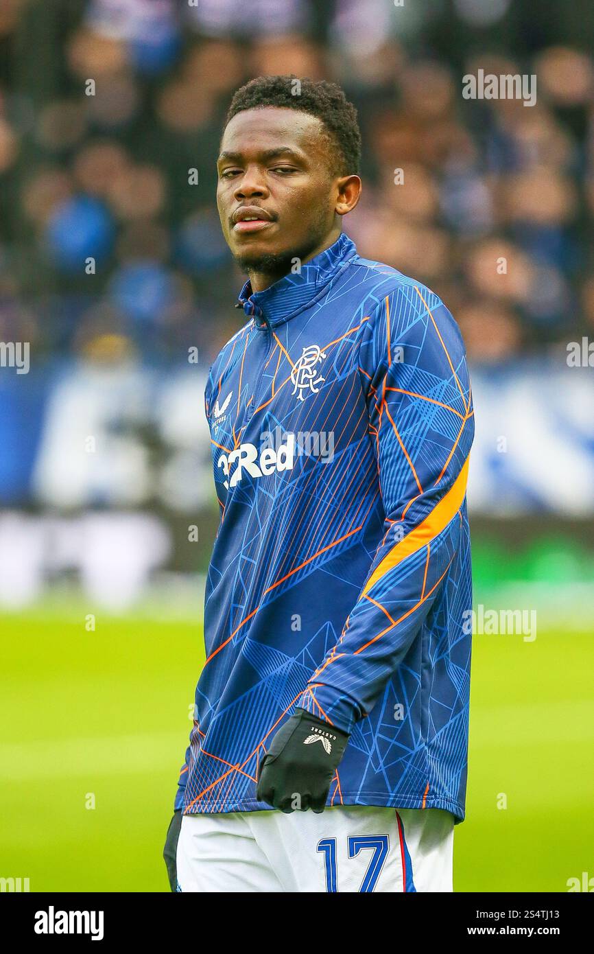 rabbi matondo, giocatore professionista di calcio, attualmente gioca per i Rangers FC, una squadra di calcio che gioca nella Scottish Premier League. Foto Stock rabbi matondo, giocatore professionista di calcio, attualmente gioca per i Rangers FC, una squadra di calcio che gioca nella Scottish Premier League. Foto Stock