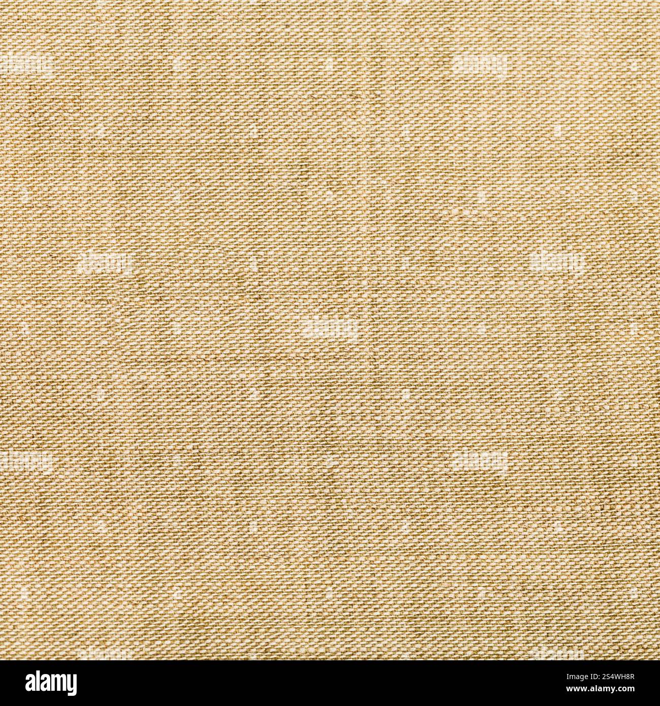 Sfondo quadrato da marrone a tela di lino close up Foto Stock