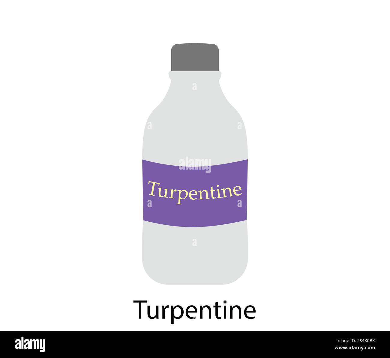 Icona a trementina. Design piatto a colori. Foto Stock