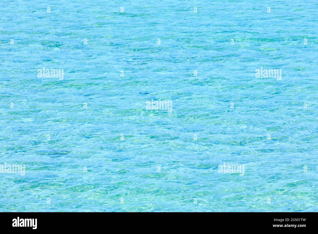 Mare blu dell'acqua che scorre la superficie con onde e sole luccica. Abstract la configurazione di sfondo. Foto Stock