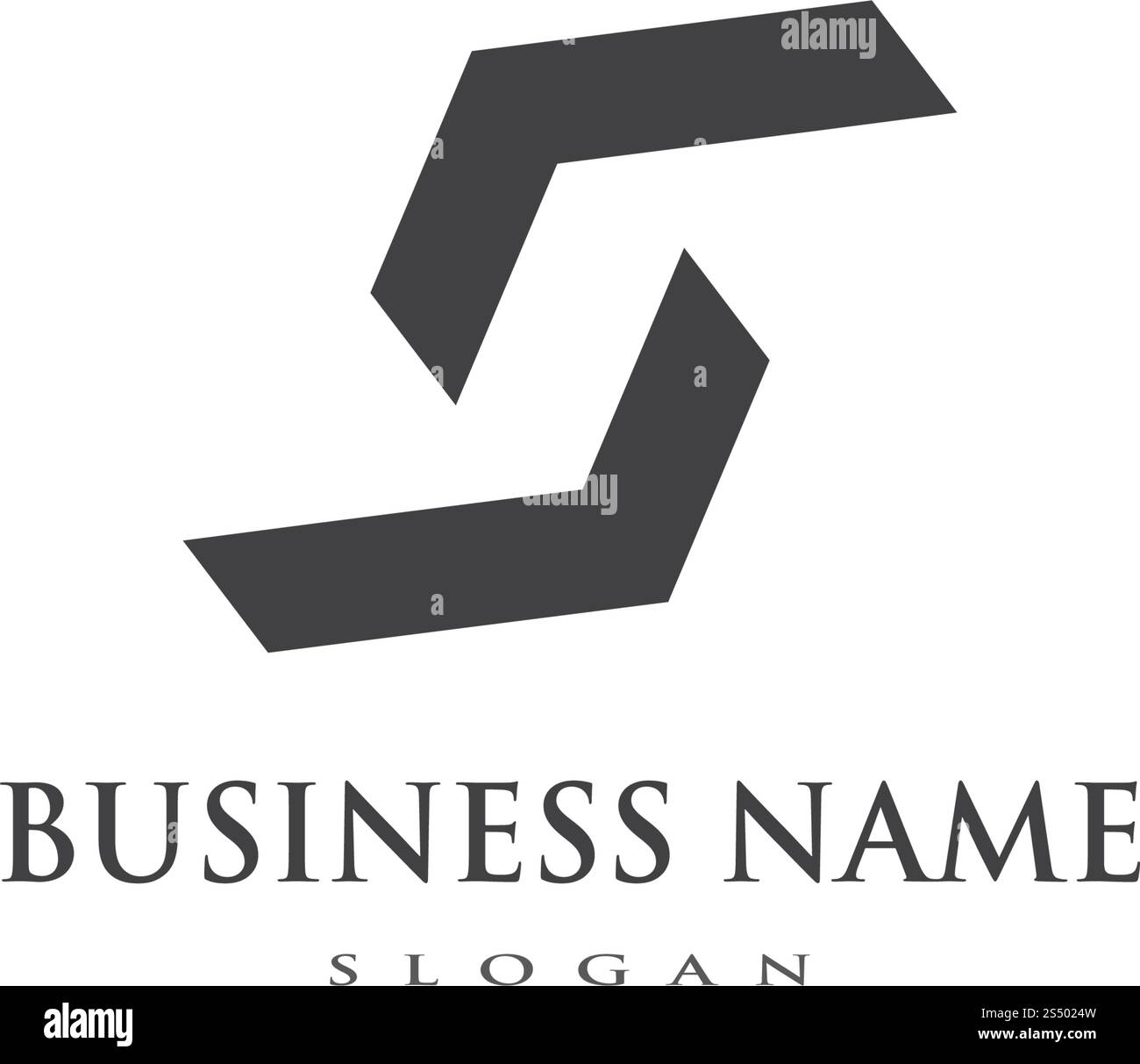 Lettera S Logo aziendale Modello icona Vettore Illustrazione Vettoriale