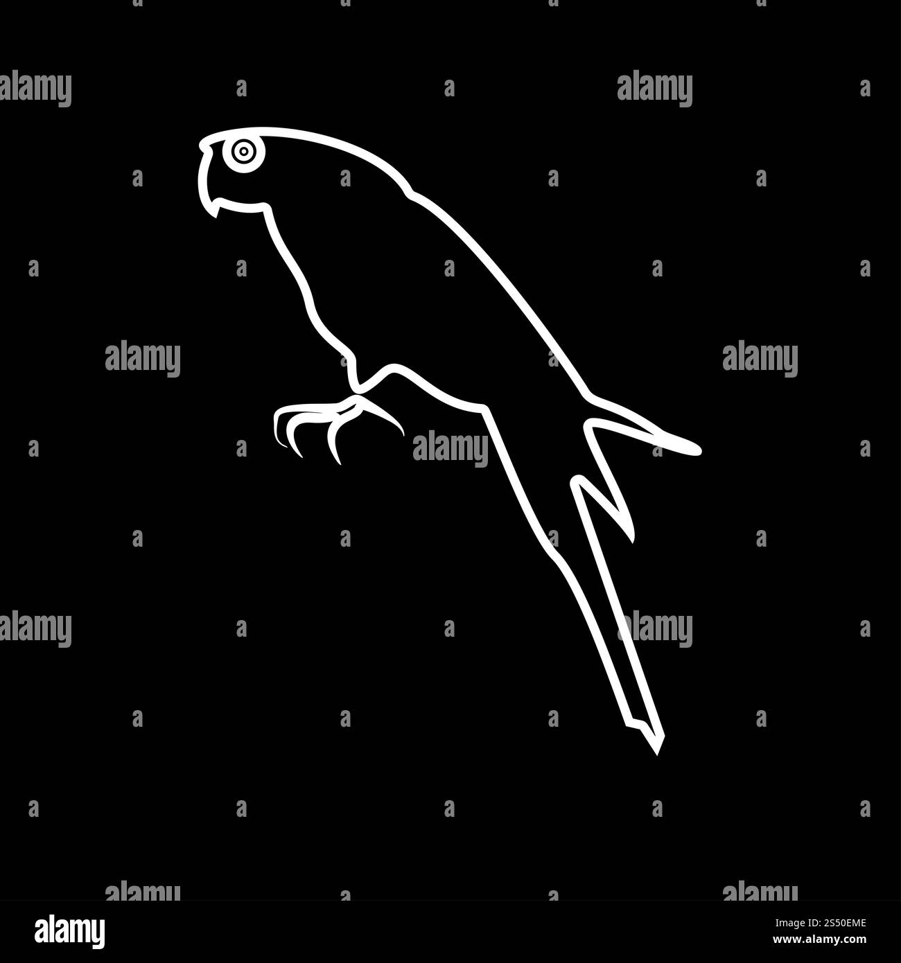 Pappagallo è icona . Foto Stock