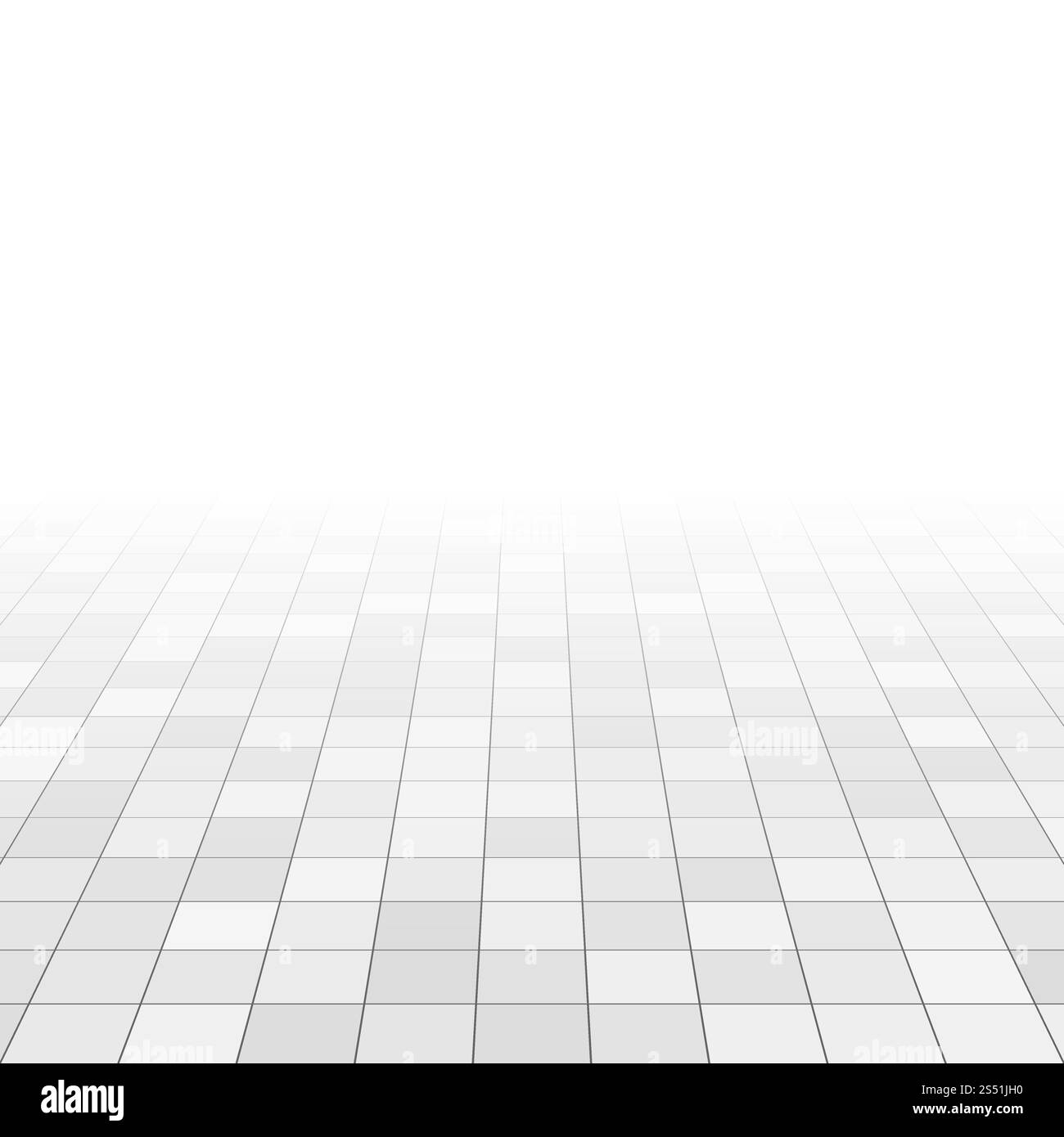 Piastrelle di marmo bianco e grigio sul pavimento del bagno. Riquadri rettangolari nella griglia prospettica. Sfondo vettore astratto. Illustrazione della consistenza quadrata delle piastrelle in ceramica. Piastrelle di marmo bianco e grigio sul pavimento del bagno. Riquadri rettangolari nella griglia prospettica. Sfondo vettore astratto Illustrazione Vettoriale