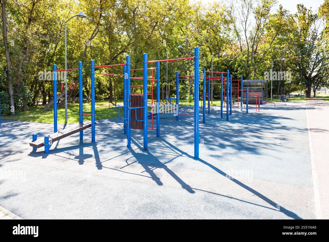 Sport outdoor in massa nella città di Mosca sul giorno di estate Foto Stock