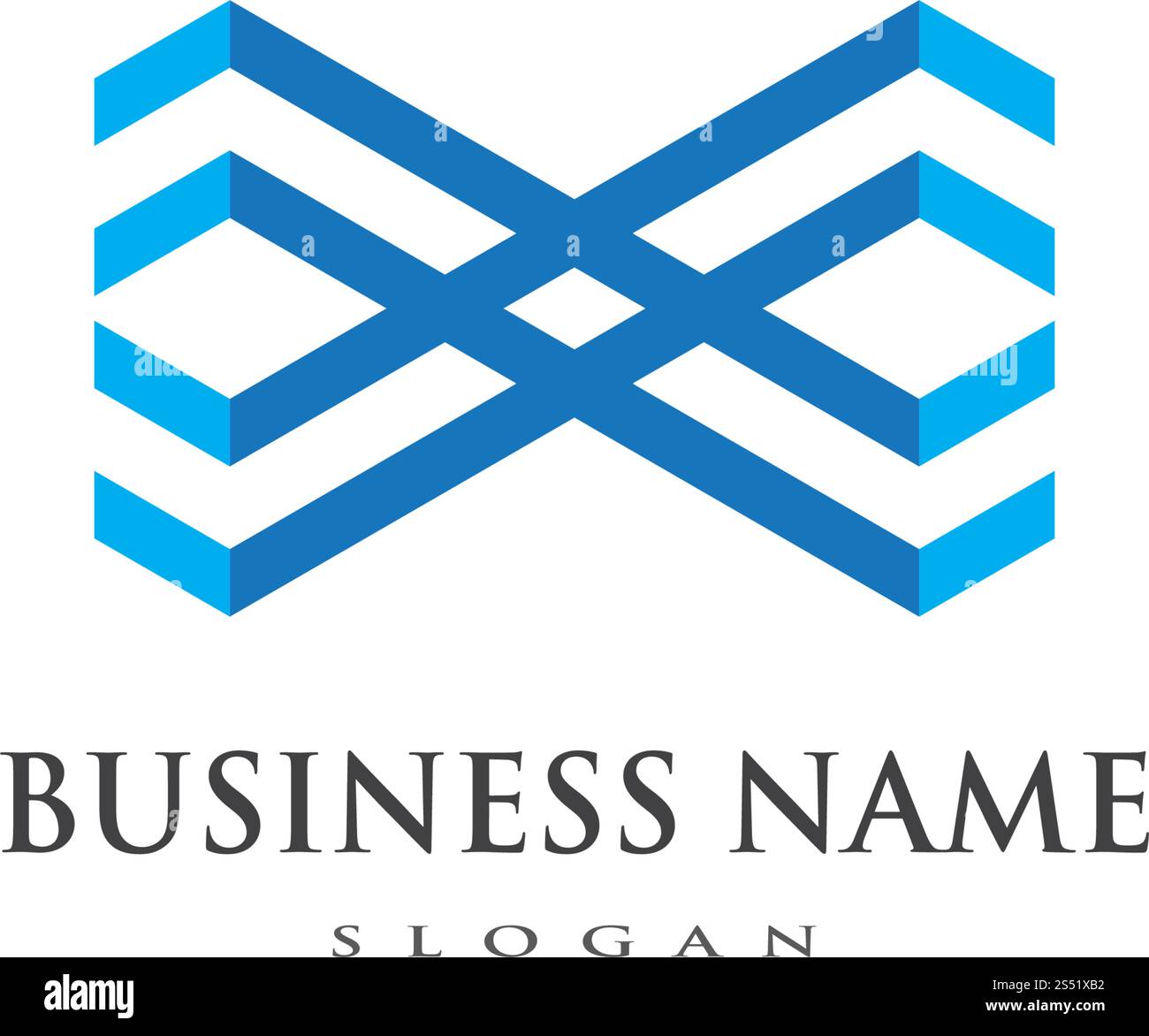 Vettore modello logo professionale Business Finance Illustrazione Vettoriale