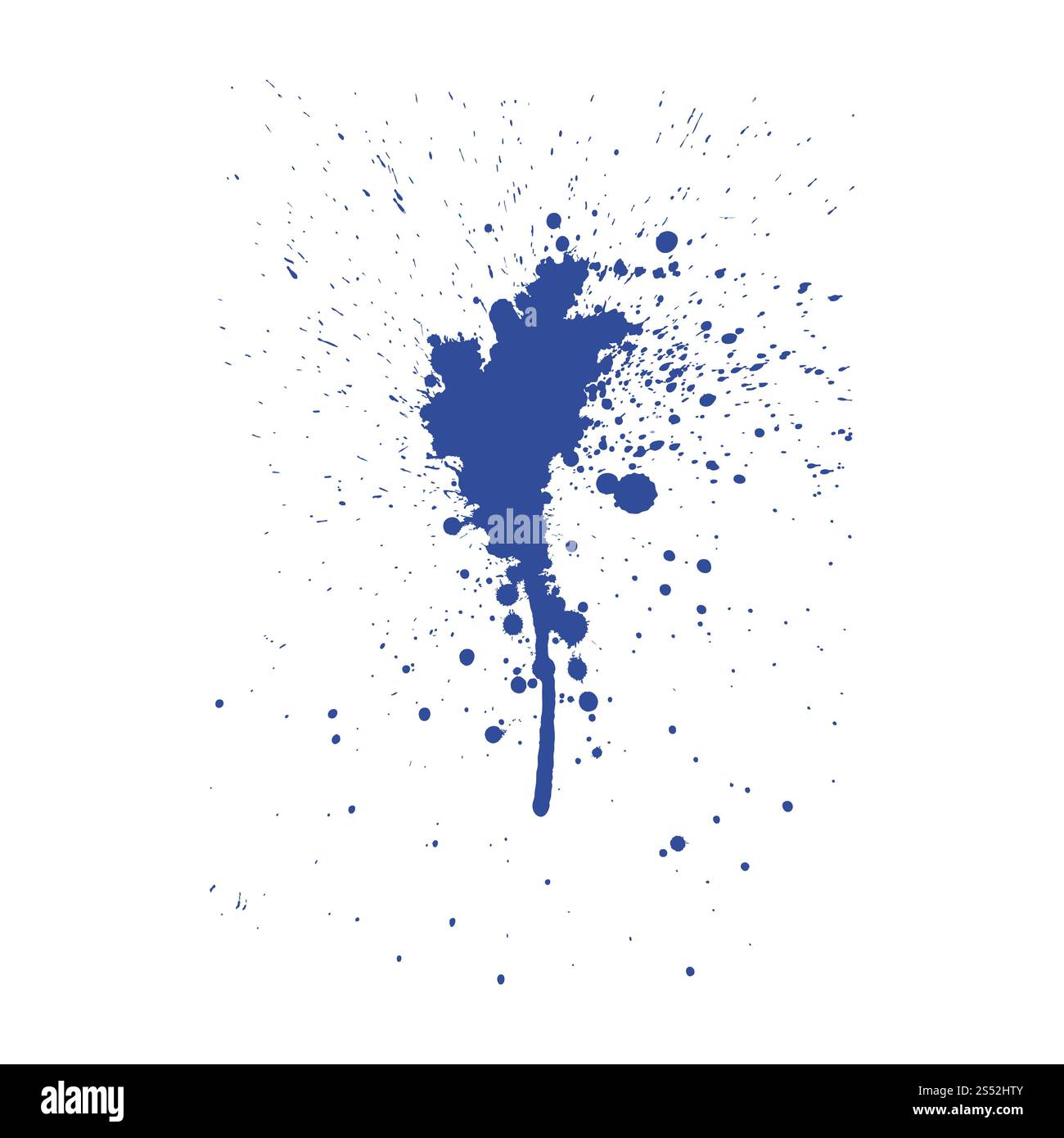 Schema grunge. Colore su bianco. Illustrazione vettoriale. Foto Stock