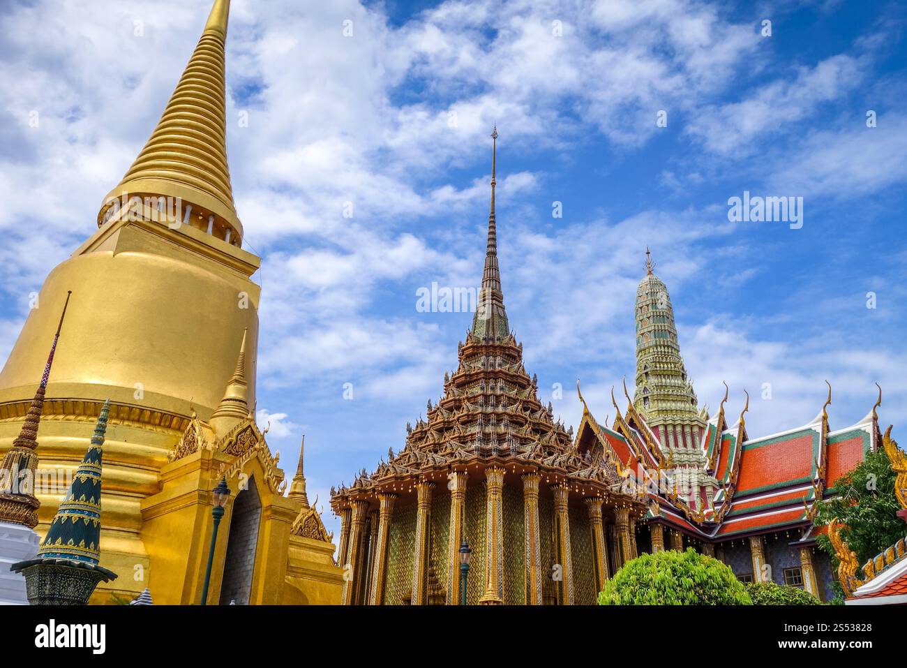 Complesso Grand Palace, punto di riferimento a Bangkok, Thailandia. Grand Palace, Bangkok, Thailandia Foto Stock
