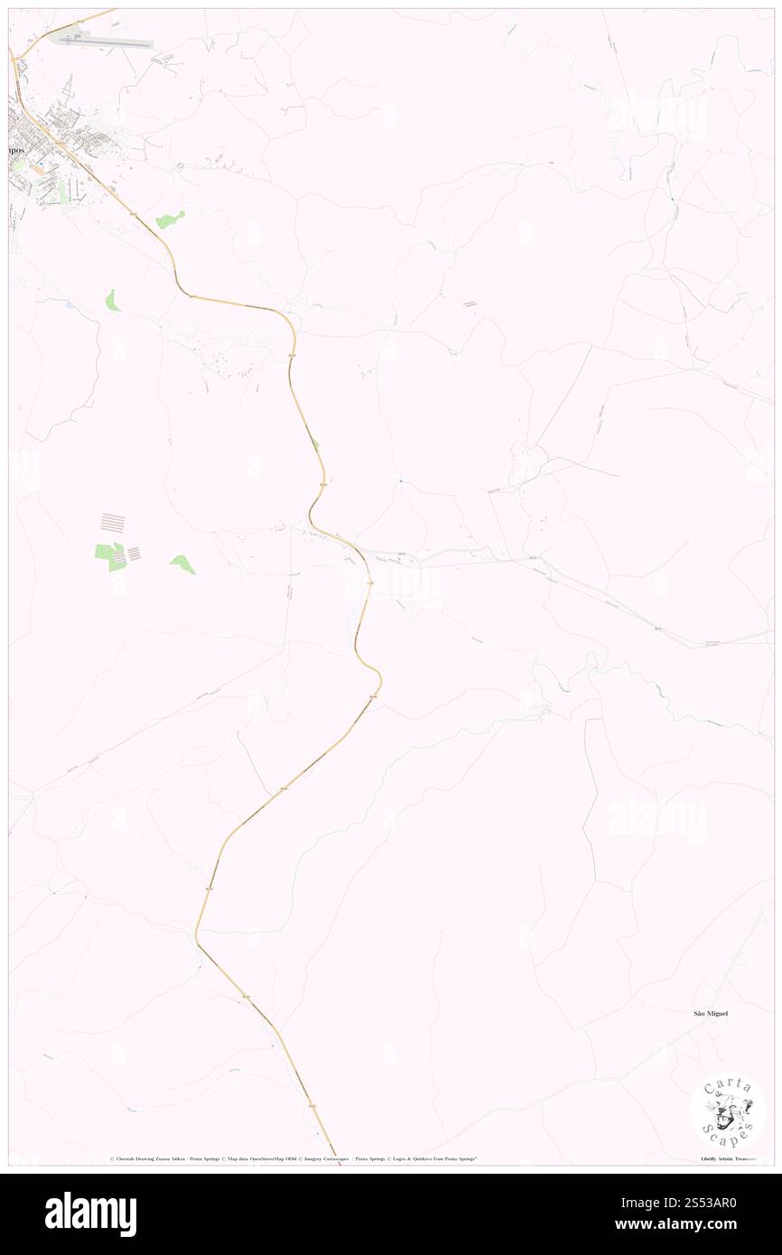 Sitio Sao Joao, Wenceslau Braz, BR, Brasile, Paraná, s 23 44' 24'', S 49 46' 40'', mappa, Cartascapes Map pubblicata nel 2024. Esplora Cartascapes, una mappa che rivela i diversi paesaggi, culture ed ecosistemi della Terra. Viaggia attraverso il tempo e lo spazio, scoprendo l'interconnessione del passato, del presente e del futuro del nostro pianeta. Foto Stock