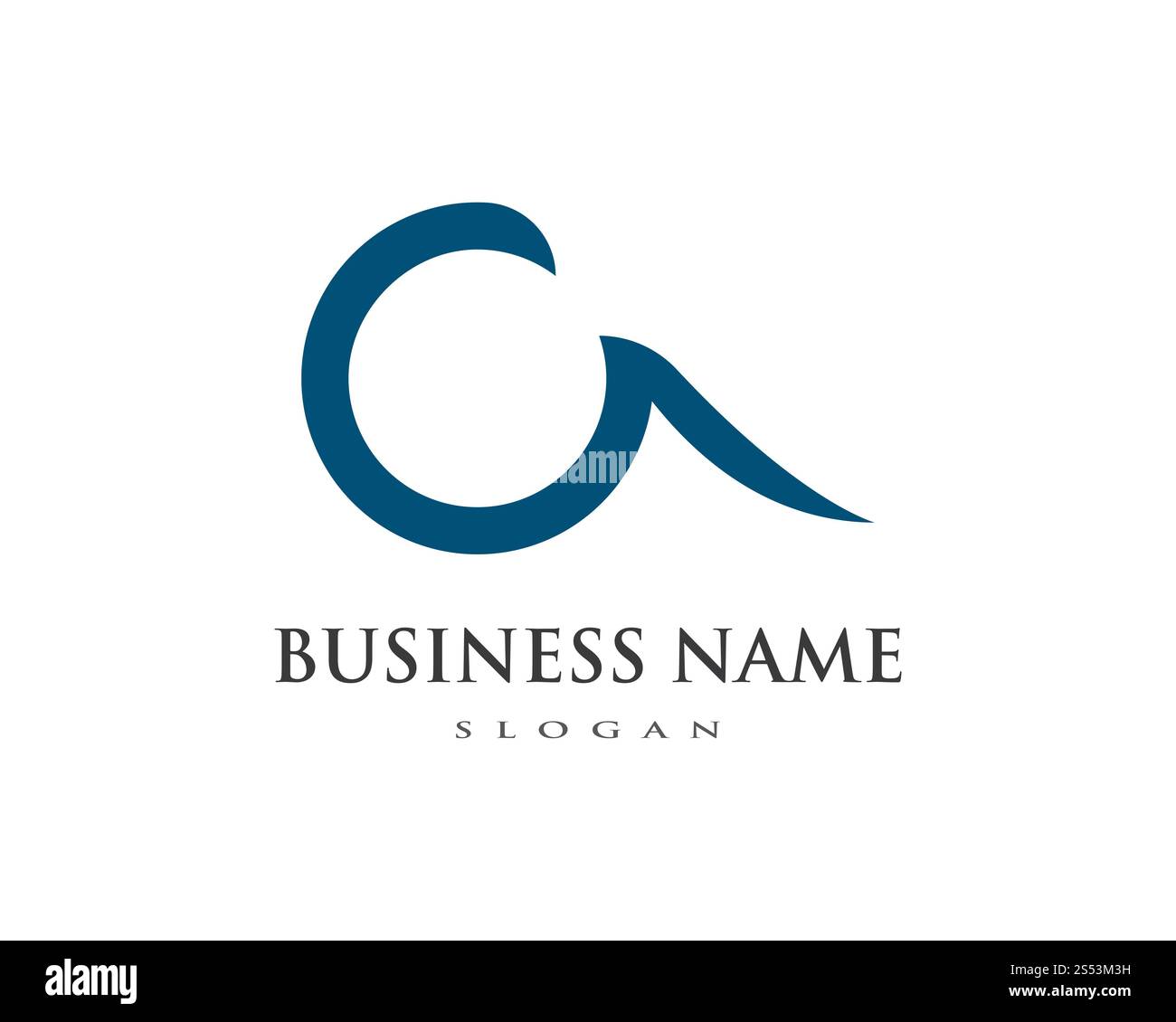 Finanza aziendale logo professionale modello icona vettore Foto Stock