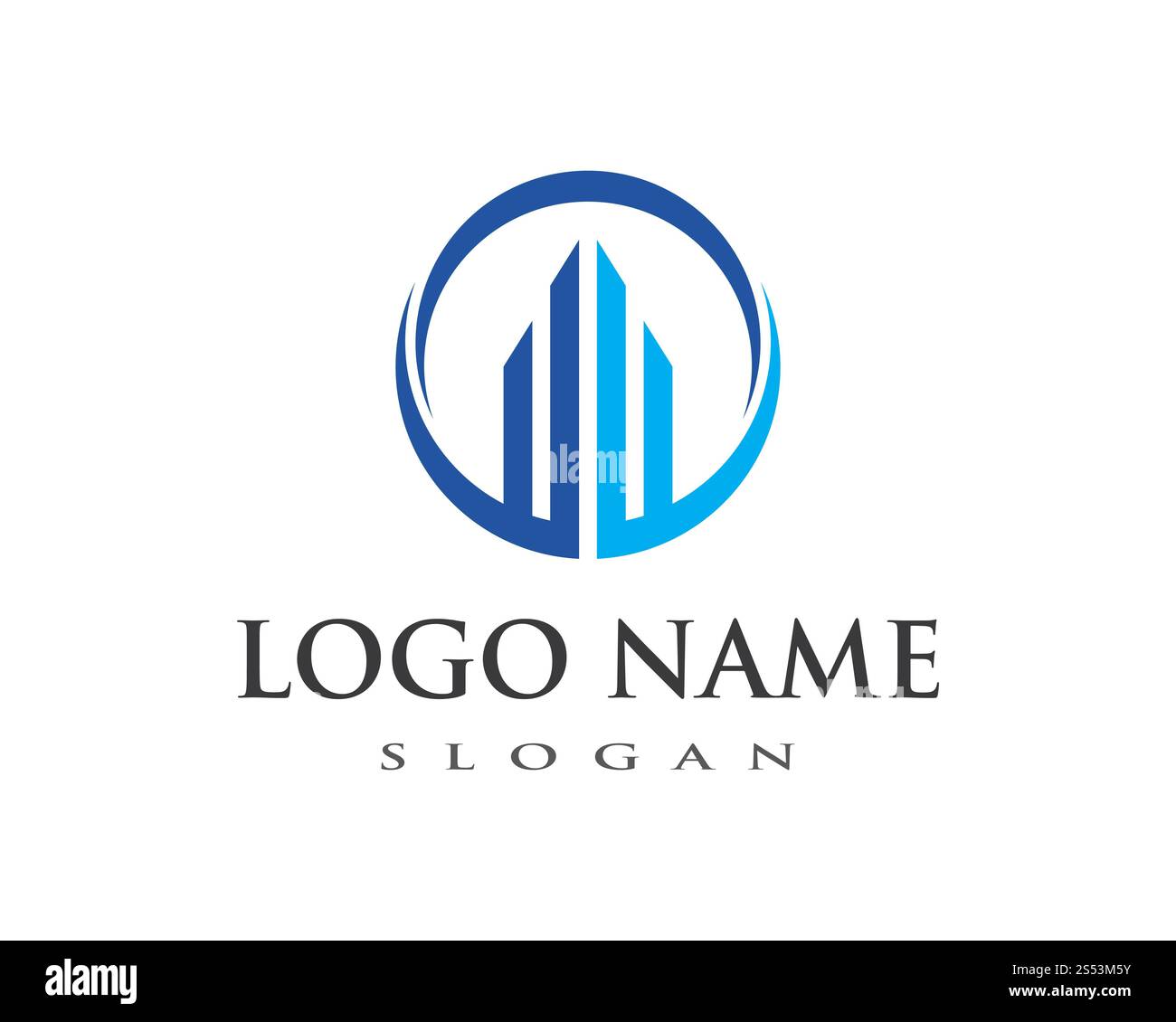 Finanza aziendale logo professionale modello icona vettore Foto Stock