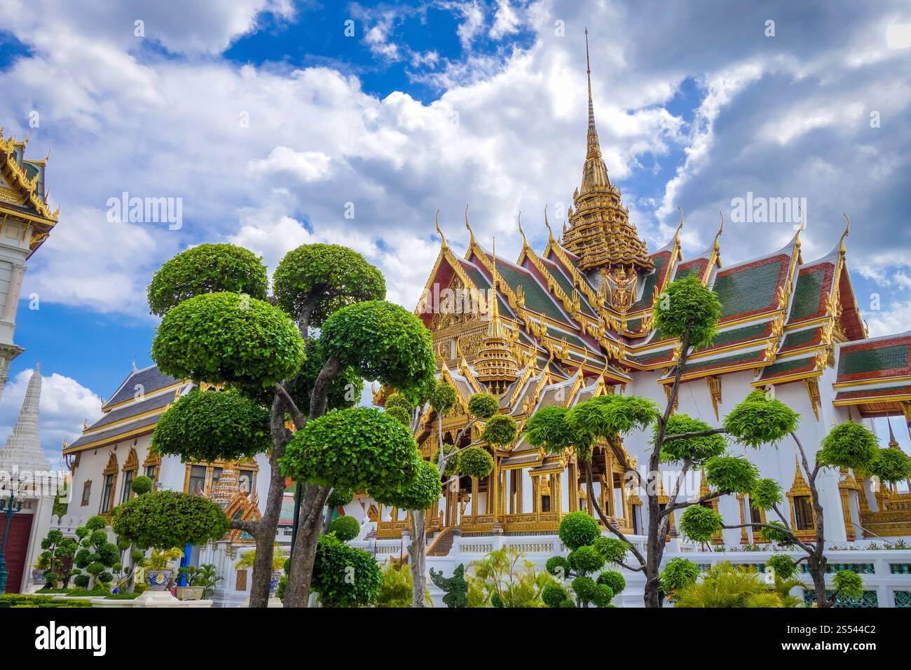 Complesso Grand Palace, punto di riferimento a Bangkok, Thailandia. Grand Palace, Bangkok, Thailandia Foto Stock