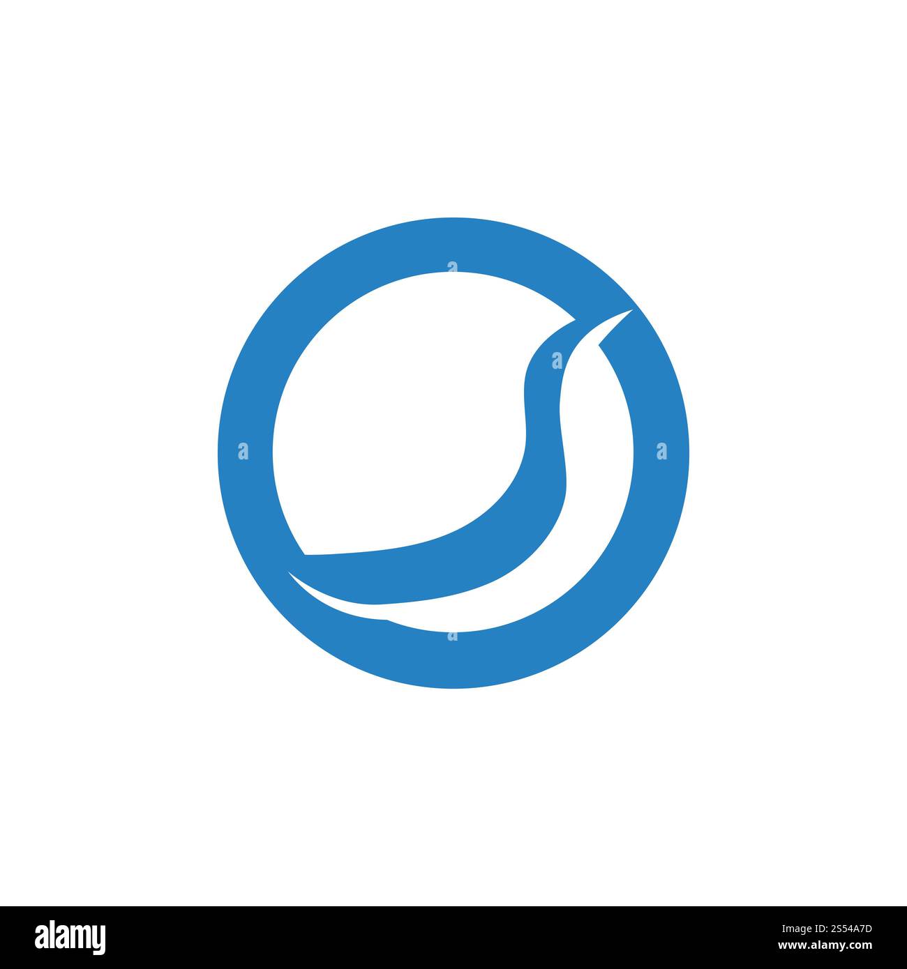 Fiume icona vettore illustration design Foto Stock