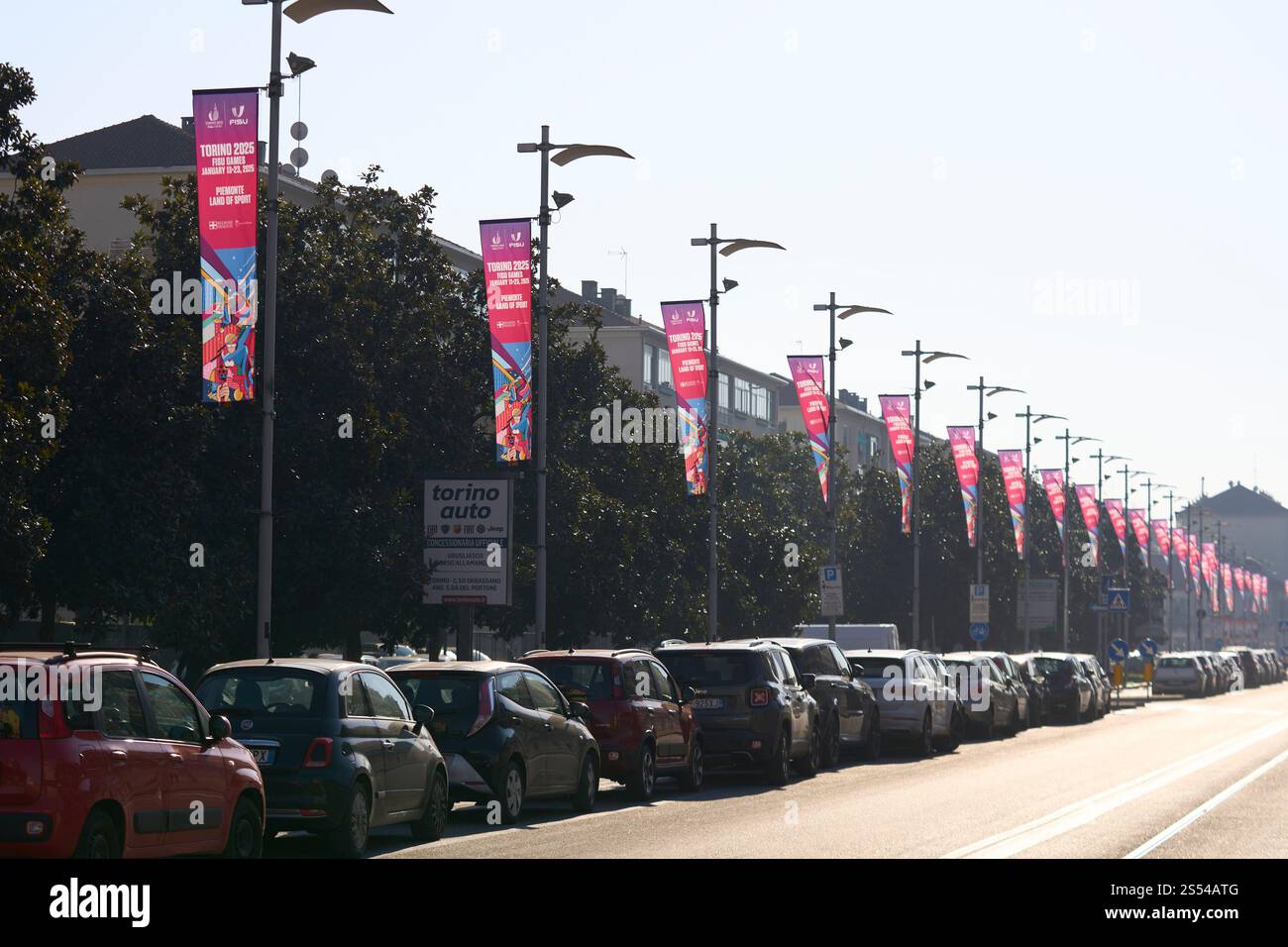 Vista generale, 13 GENNAIO 2025: Torino 2025 FISU World University Games Winter a Torino, Italia. Crediti: AFLO SPORT/Alamy Live News Foto Stock