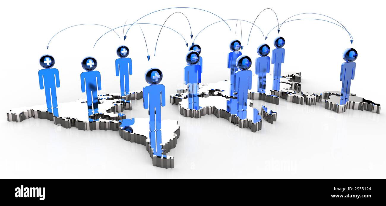 3d tablet pc con un grafico a barre come concetto Foto Stock