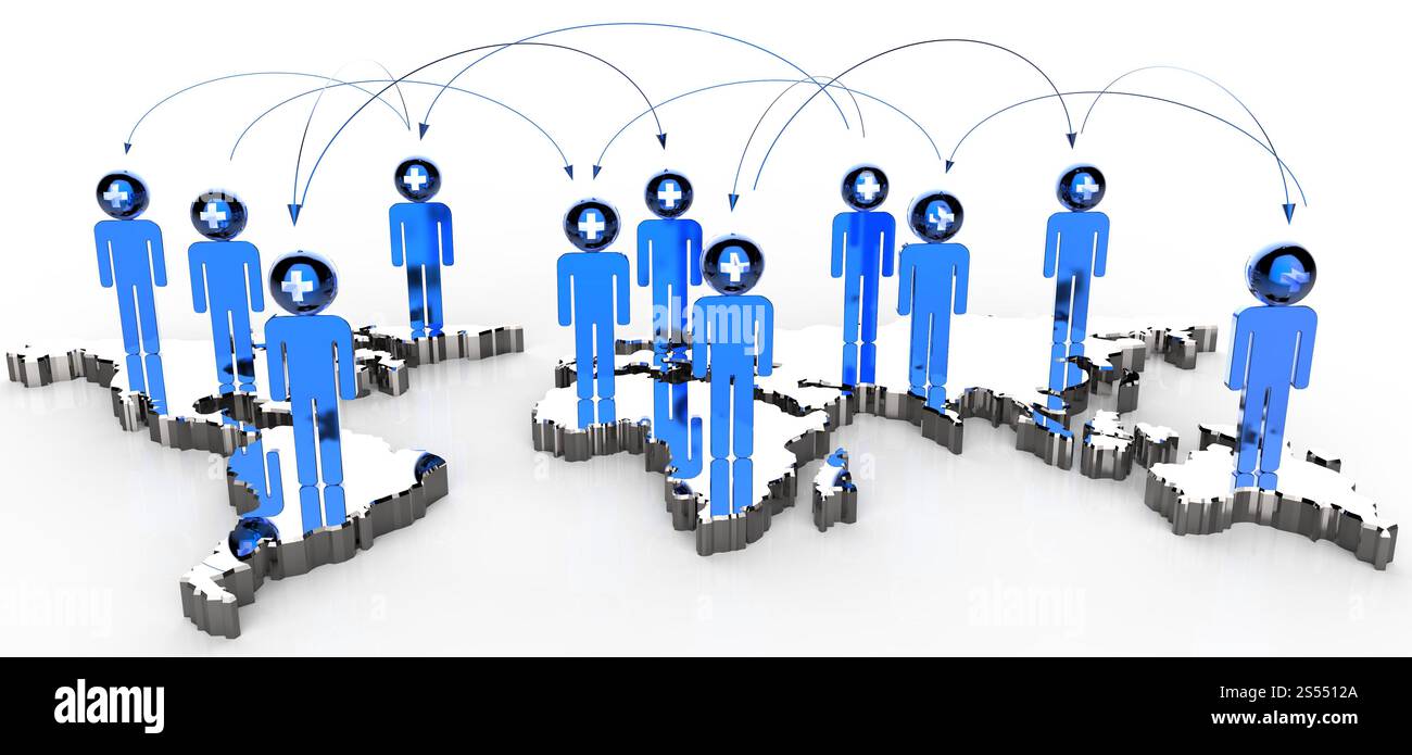 3d tablet pc con un grafico a barre come concetto Foto Stock