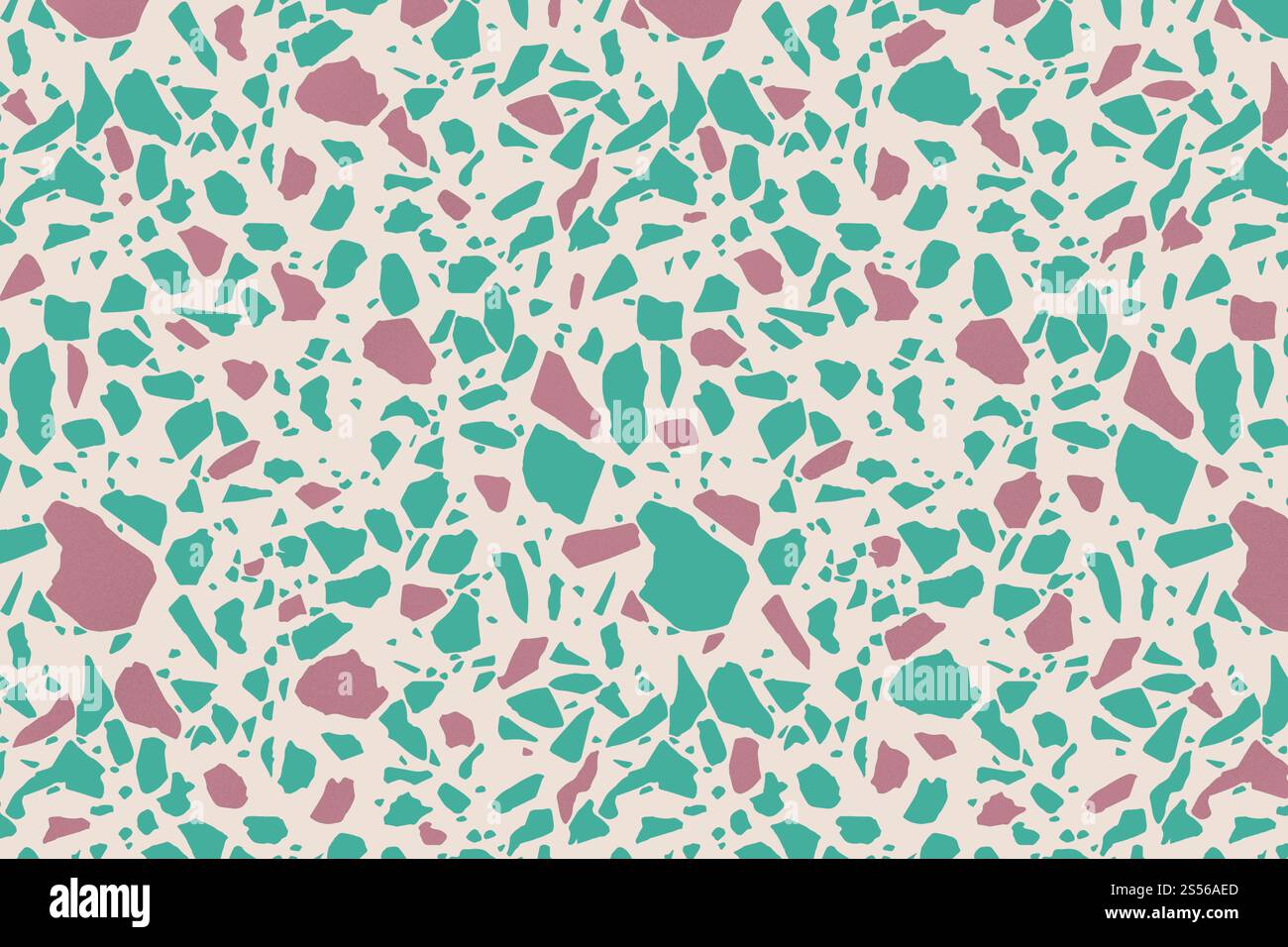 Pavimento in terrazzo. Pavimento classico in pietra naturale di stile veneziano. Pavimento in piastrelle moderne e minimaliste per la decorazione degli interni. Alla moda Foto Stock