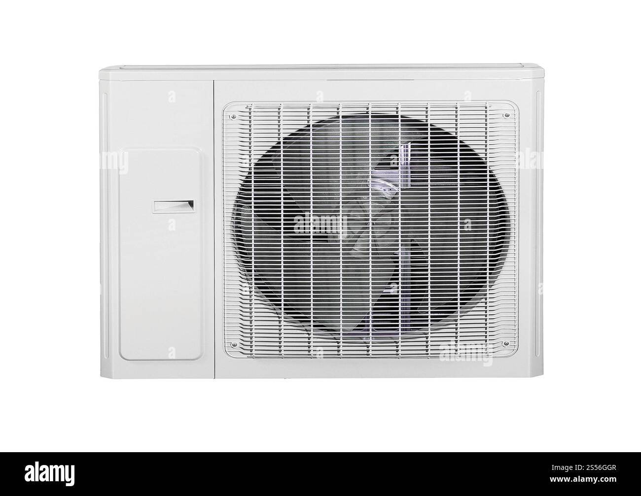 condizionatore isolato su sfondo bianco. balsamo bianco Foto Stock