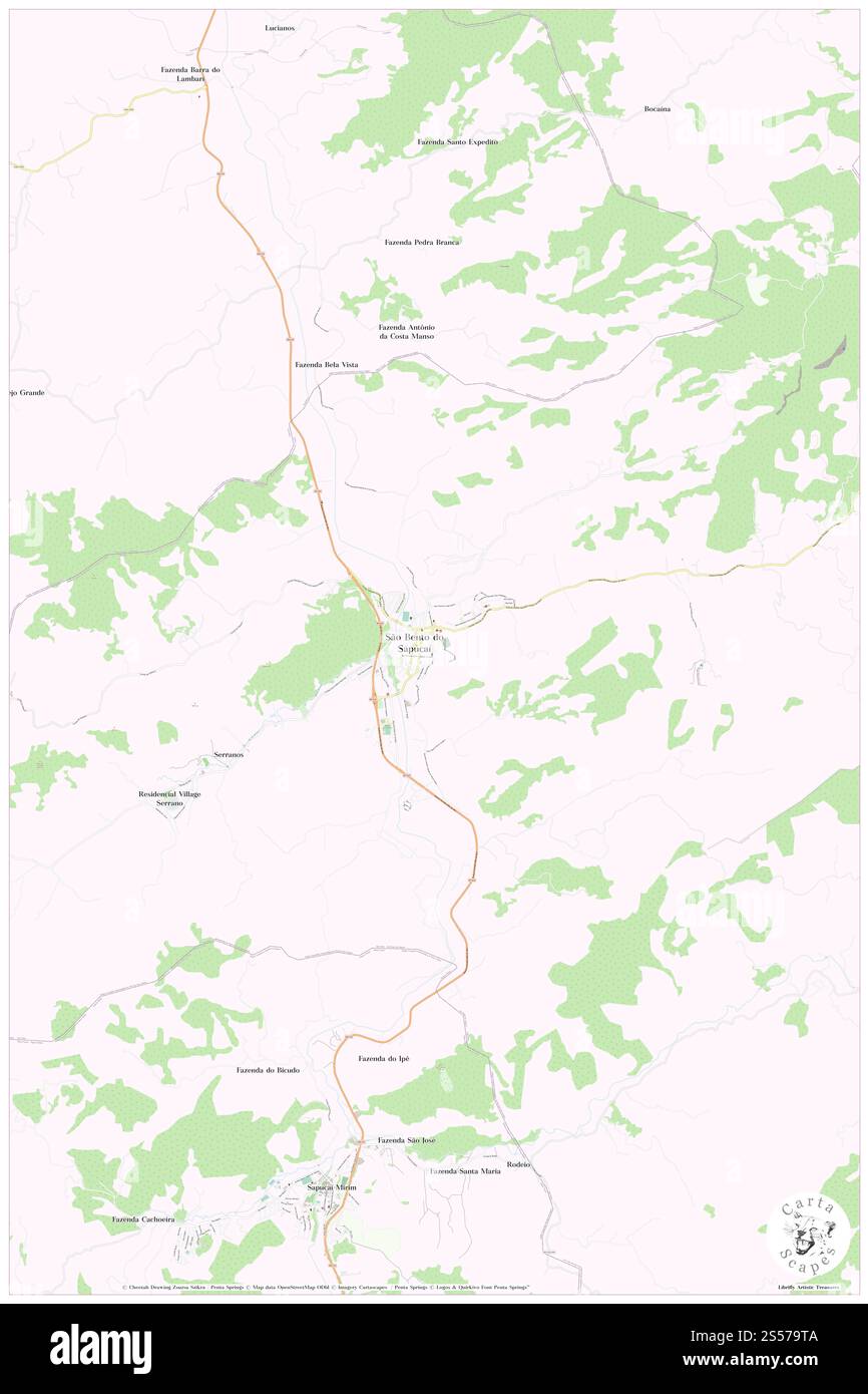 Igreja Matriz de Sao Bento, São Bento do Sapucaí, BR, Brasile, São Paulo, S 22 41' 22'', S 45 43' 50'', mappa, Cartascapes Mappa pubblicata nel 2024. Esplora Cartascapes, una mappa che rivela i diversi paesaggi, culture ed ecosistemi della Terra. Viaggia attraverso il tempo e lo spazio, scoprendo l'interconnessione del passato, del presente e del futuro del nostro pianeta. Foto Stock