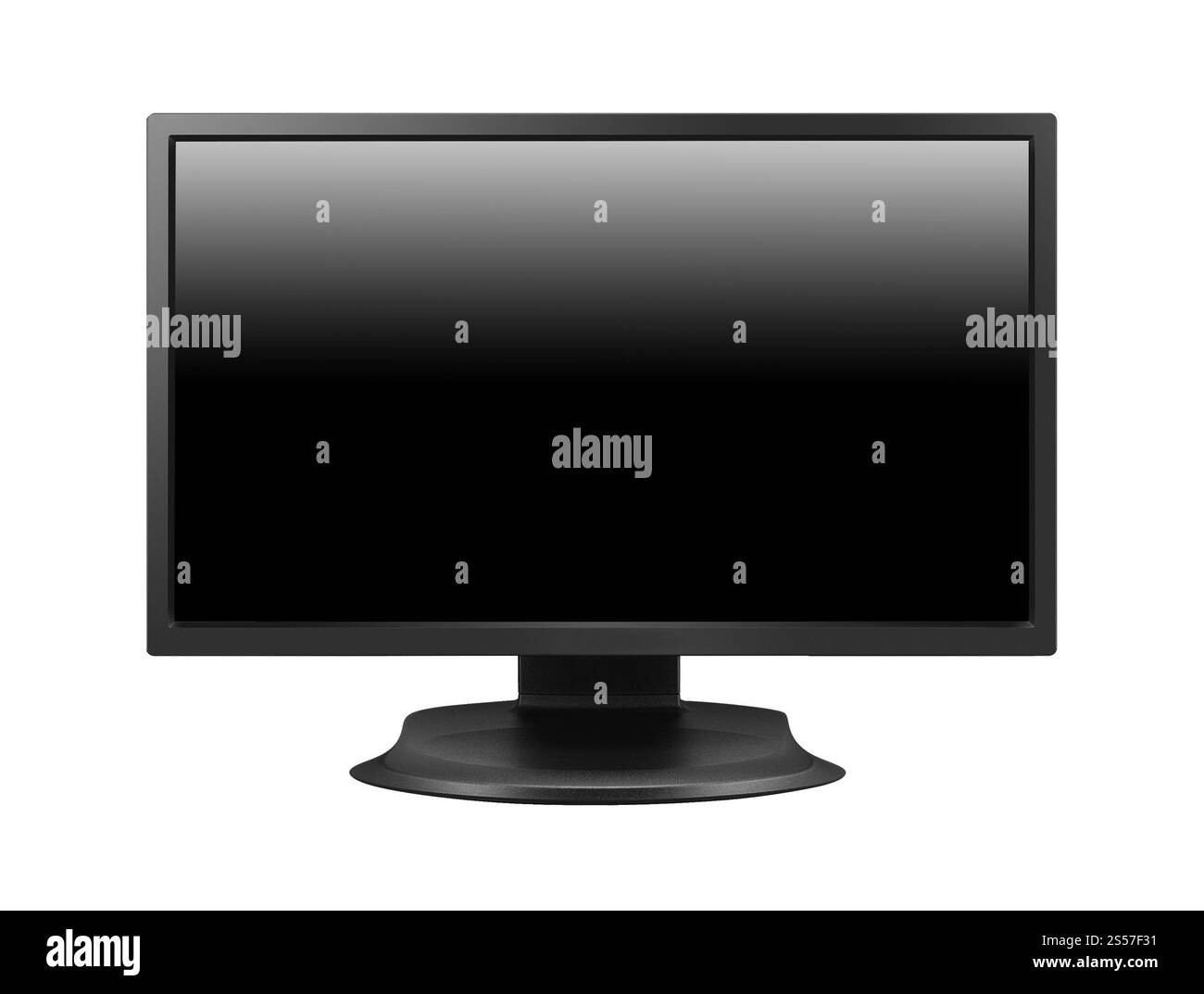monitor isolato su sfondo bianco. monitor su sfondo bianco Foto Stock