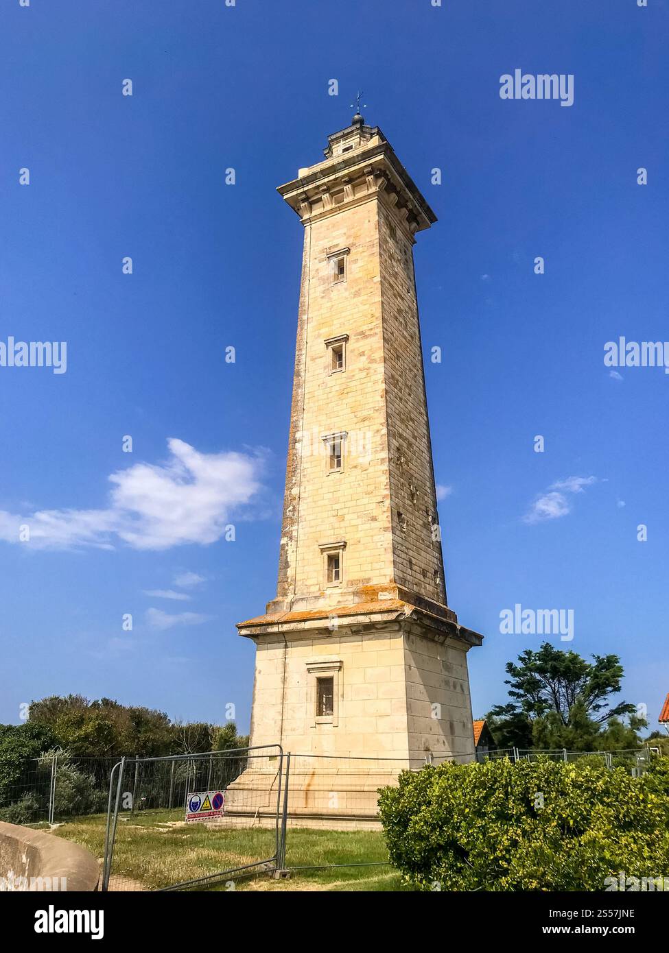 Faro di Saint Georges de Didonne, Charente Maritime, Francia. Faro di Saint Georges de Didonne, Francia Foto Stock