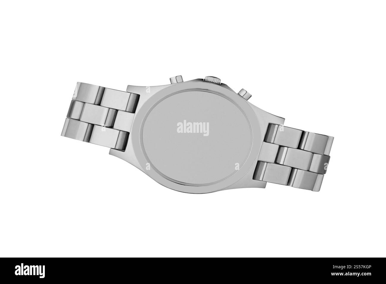 Orologio da polso isolato su sfondo bianco. Orologio da polso isolato su bianco Foto Stock