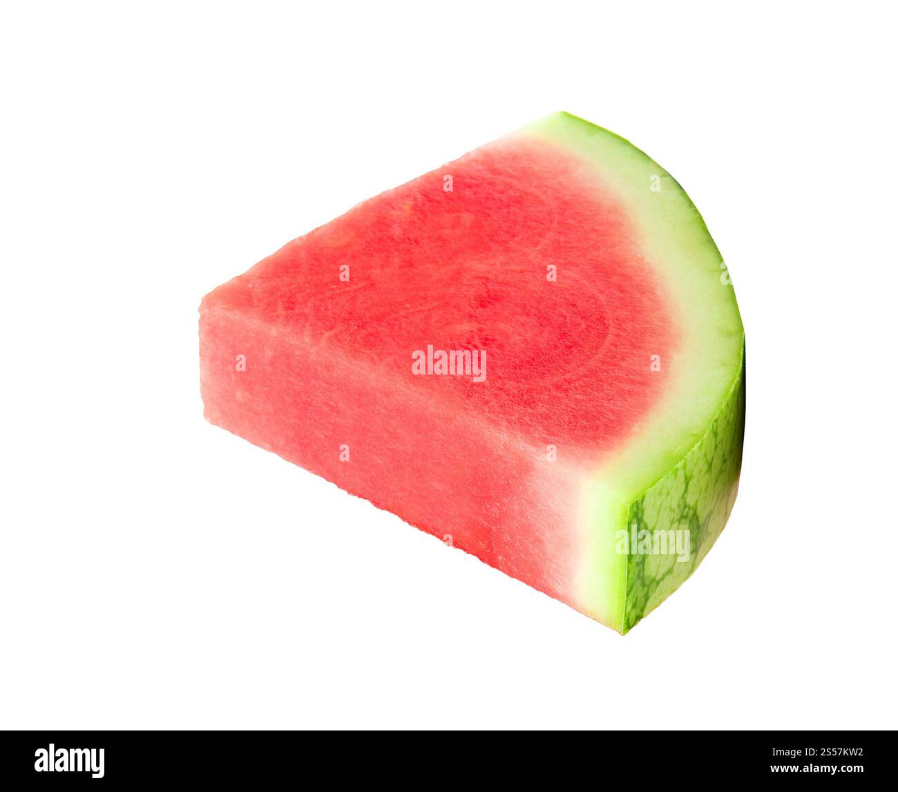 Anguria fresca isolata su sfondo bianco. Anguria fresca isolata Foto Stock