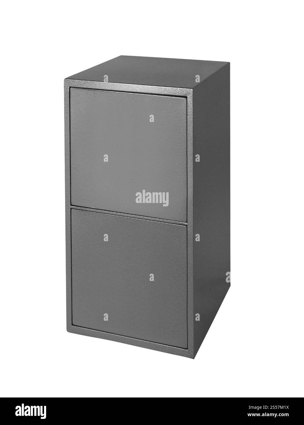 Armadietto isolato su sfondo bianco. Archivio Foto Stock