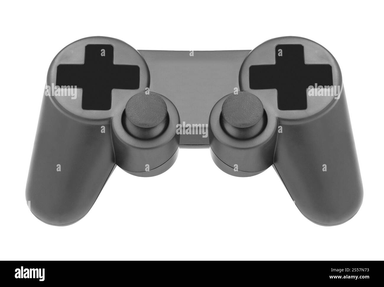 gamepad su sfondo bianco isolato. gamepad su bianco Foto Stock